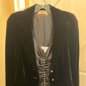 Juicy Couture Velvet Blazer, worn once. Will sell with or without cami.